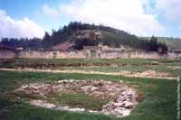 Ruins of one of the gaol's two "dumb cells".